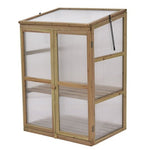  - 30 x 22 x 43 Inch Garden Portable Wooden Greenhouse - Outdoor Style Company