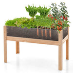  - 30/47 Inch Wooden Raised Garden Bed - Outdoor Style Company