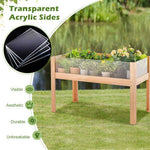  - 30/47 Inch Wooden Raised Garden Bed - Outdoor Style Company