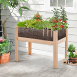  - 30/47 Inch Wooden Raised Garden Bed - Outdoor Style Company