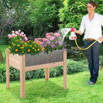  - 30/47 Inch Wooden Raised Garden Bed - Outdoor Style Company