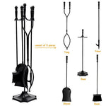  - 31 Inch 5 Pieces Hearth Fireplace Fire Tools Set - Outdoor Style Company