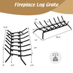  - 31/25/18 Inch Fireplace Grate for Outdoor Fire Pit - Outdoor Style Company