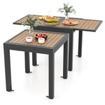  - 31.5 - 63 Inches Extendable Patio Table for 4 - 6 People - Outdoor Style Company