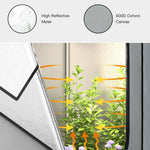  - 32 x 32 x 63 Inch Mylar Hydroponic Grow Tent with Observation Window and Floor Tray - Outdoor Style Company