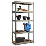  - 35.5 x 71 Inch Adjustable 5 - Layer 2000 lbs Capacity Tool Shelf - Outdoor Style Company