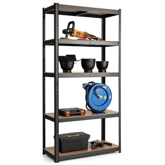  - 35.5 x 71 Inch Adjustable 5 - Layer 2000 lbs Capacity Tool Shelf - Outdoor Style Company