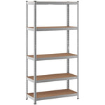  - 35.5 x 71 Inch Adjustable 5 - Layer 2000 lbs Capacity Tool Shelf - Outdoor Style Company