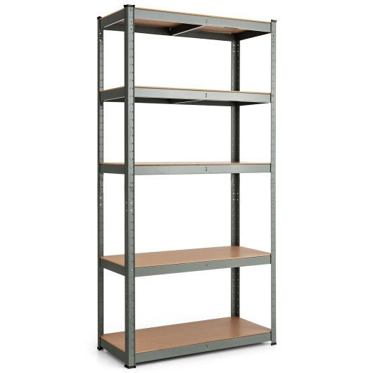  - 35.5 x 71 Inch Adjustable 5 - Layer 2000 lbs Capacity Tool Shelf - Outdoor Style Company