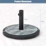  - 35lbs Umbrella Base with Built - in Cement - Outdoor Style Company