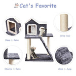  - 36 Inch Tower Condo Scratching Posts Ladder Cat Tree - Outdoor Style Company
