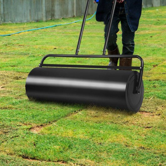  - 36 x 12 Inch Tow Lawn Roller Water Filled Metal Push Roller - Outdoor Style Company