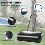  - 36 x 12 Inch Tow Lawn Roller Water Filled Metal Push Roller - Outdoor Style Company