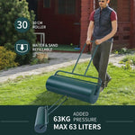  - 36 x 12 Inch Tow Lawn Roller Water Filled Metal Push Roller - Outdoor Style Company