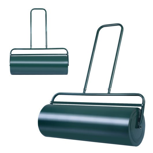  - 36 x 12 Inch Tow Lawn Roller Water Filled Metal Push Roller - Outdoor Style Company