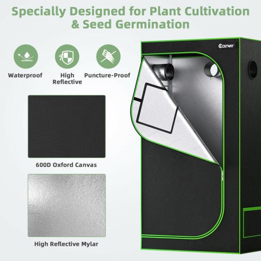  - 36 x 20 x 63 Inch Indoor Grow Room with Observation Window - Outdoor Style Company