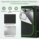  - 36 x 20 x 63 Inch Indoor Grow Room with Observation Window - Outdoor Style Company