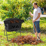  - 360° Rotatable Tumbling Composter with 2 Sliding Doors - Outdoor Style Company