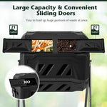  - 360° Rotatable Tumbling Composter with 2 Sliding Doors - Outdoor Style Company