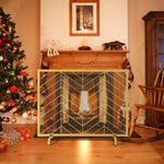  - 38 x 31 Inch Single Panel Fireplace Screen - Outdoor Style Company