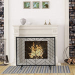  - 38 x 31 Inch Single Panel Fireplace Screen - Outdoor Style Company