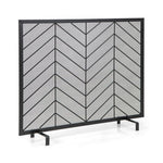  - 38 x 31 Inch Single Panel Fireplace Screen - Outdoor Style Company