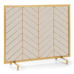  - 38 x 31 Inch Single Panel Fireplace Screen - Outdoor Style Company