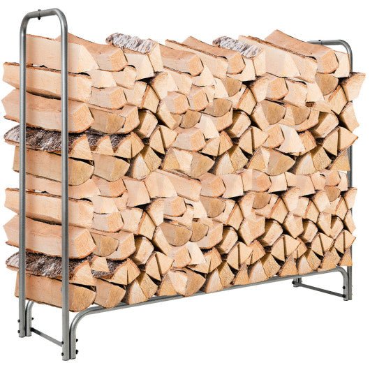  - 4 Feet/5 Feet/6 Feet/8 Feet Firewood Storage Log Rack - 5 Feet - Outdoor Style Company