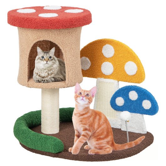  - 4 - In - 1 Cat Tree with Condo and Platform - Outdoor Style Company