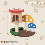  - 4 - In - 1 Cat Tree with Condo and Platform - Outdoor Style Company