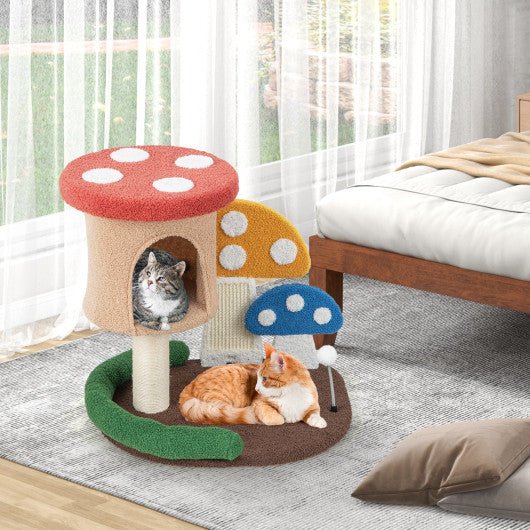  - 4 - In - 1 Cat Tree with Condo and Platform - Outdoor Style Company