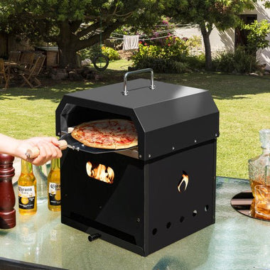  - 4 - in - 1 Outdoor Portable Pizza Oven with 12 Inch Pizza Stone - Outdoor Style Company