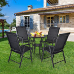  - 4 - Pack Patio Folding Chairs Portable for Outdoor Camping - Outdoor Style Company