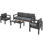  - 4 Pieces Outdoor Furniture Set for Backyard and Poolside - Outdoor Style Company