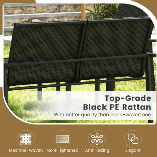  - 4 Pieces Patio Furniture Set with Heavy Duty Galvanized Metal Frame - Outdoor Style Company