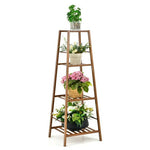  - 4 - Potted Bamboo Tall Plant Holder Stand - Outdoor Style Company