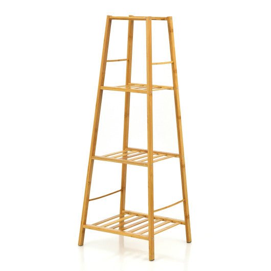  - 4 - Potted Bamboo Tall Plant Holder Stand - Outdoor Style Company