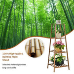  - 4 - Potted Bamboo Tall Plant Holder Stand - Outdoor Style Company