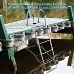  - 4 Step Boat Ladder with Pedal Handrail for Boat Yacht Dock - Outdoor Style Company