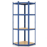  - 4 - Tier Corner Shelving Unit Adjustable Garage Storage Utility Rack for Warehouse - Outdoor Style Company