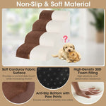  - 4 - Tier Foam Non - Slip Dog Steps with Washable Zippered Cover - Outdoor Style Company