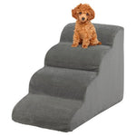  - 4 - Tier Foam Non - Slip Dog Steps with Washable Zippered Cover - Outdoor Style Company