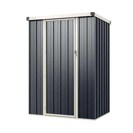  - 4 x 3 FT Metal Outdoor Storage Shed with Lockable Door - Outdoor Style Company