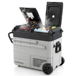  - 40 Quart Car Refrigerator with 12/24V DC and 110 - 240V AC Dual Zone - Outdoor Style Company