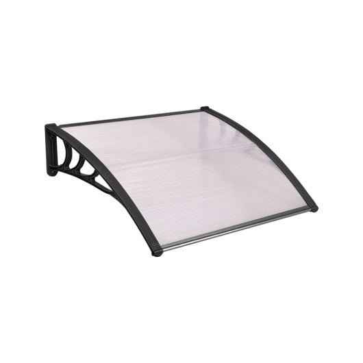  - 40 x 40 Inch Outdoor Polycarbonate Front Door Window Awning Canopy - Outdoor Style Company