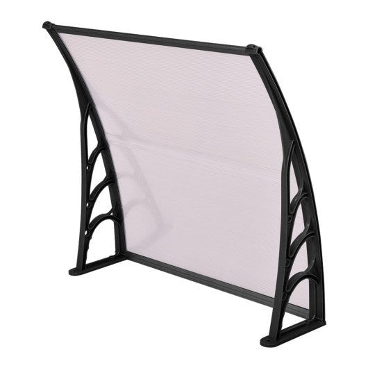  - 40 x 40 Inch Outdoor Polycarbonate Front Door Window Awning Canopy - Outdoor Style Company