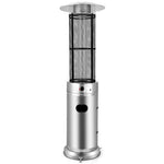  - 40000 BTU Stainless Steel Round Glass Tube Patio Heaters - Outdoor Style Company