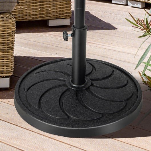  - 40LBS 21.5Inch Round Outdoor Umbrella Base - Outdoor Style Company