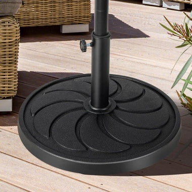  - 40LBS 21.5Inch Round Outdoor Umbrella Base - Outdoor Style Company