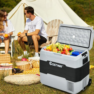  - 42 QT Portable Dual - Zone Car Refrigerator - Outdoor Style Company